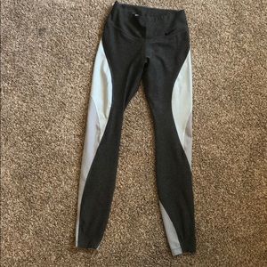 Nike dry fit grey and light blue leggings
